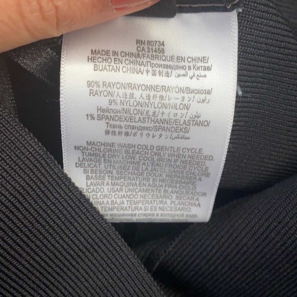BCBG Maxazria black pencil skirt xxs - Picture 4 of 7